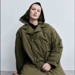 Stone Padded Coat - Zara